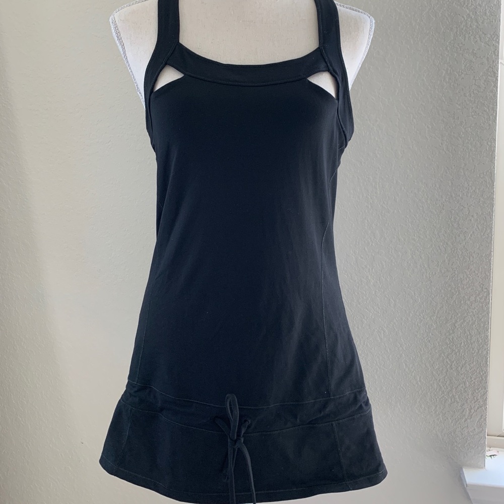 Alo active yoga drawstring tennis tank